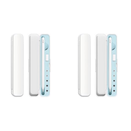 ZORBES® Abs for Apple Pencil Cover Protective Case 1st 2nd Generation Carrying Stylus Magnetic Ipad Without Pen Tip Blue 2PCS ZORBES® Abs for Apple Pencil Cover Protective Case 1st 2nd Generation Carrying Stylus Magnetic Ipad Without Pen Tip Blue 2PCS